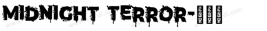 Midnight Terror字体转换
